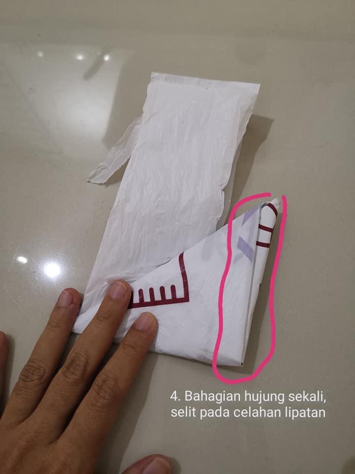 Cara Lipat Beg Plastik Supaya Lebih Kemas Bila Simpan. Tak Perlu Sumbat, Tak Serabut Mata