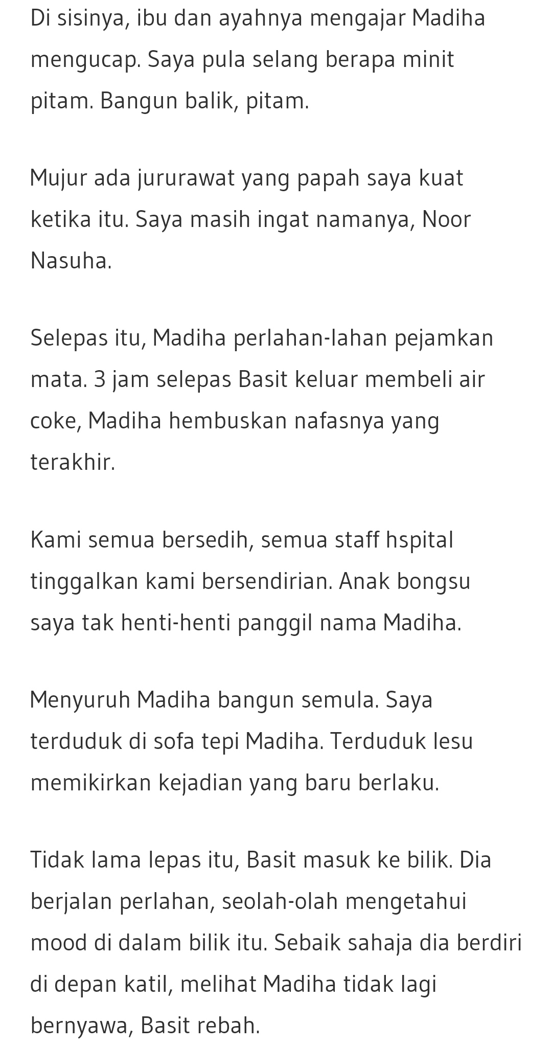 ”Dia lah menantu dari syurga !!!”