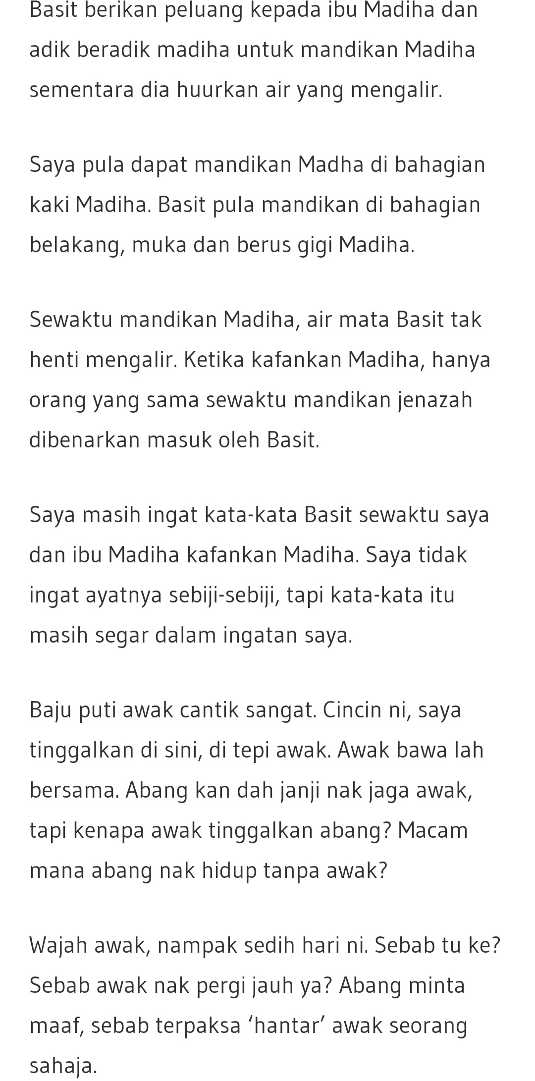 ”Dia lah menantu dari syurga !!!”