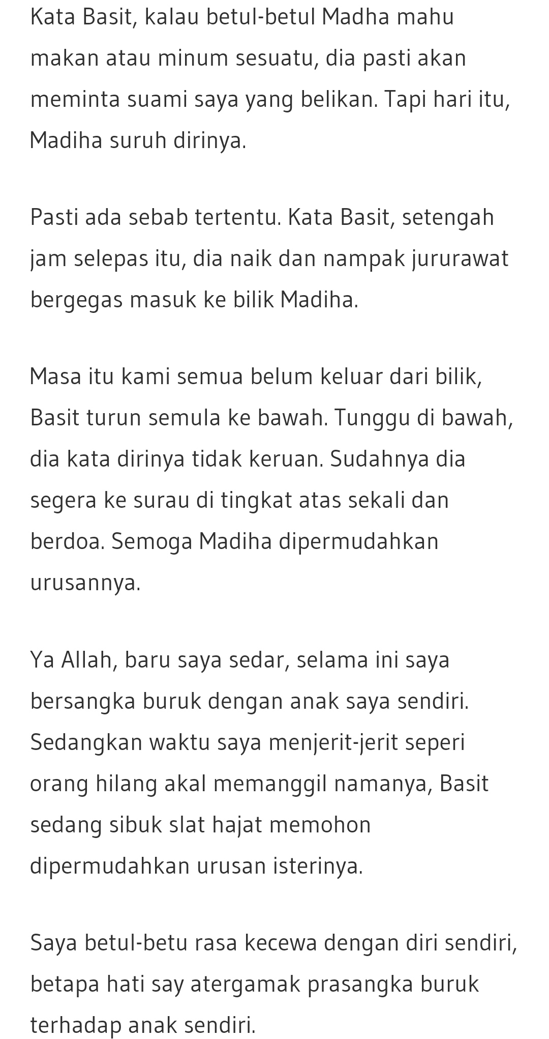 ”Dia lah menantu dari syurga !!!”
