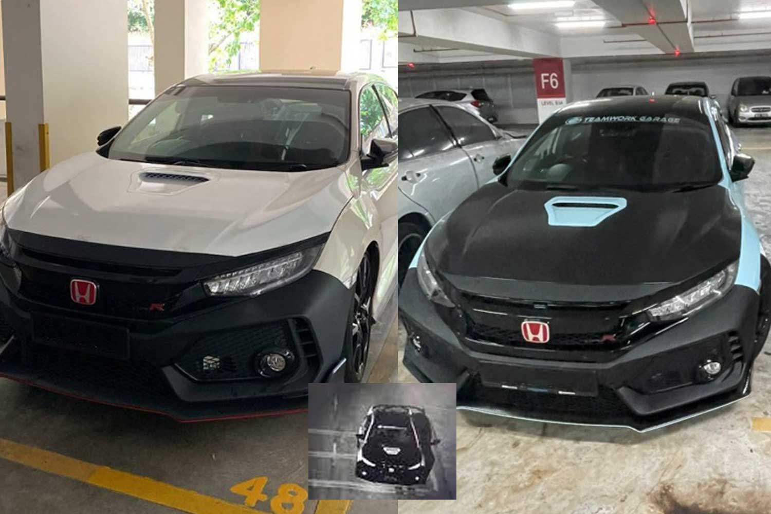 Honda Civic hilang di Genting Highland ditemui semula, dah bertukar warna pulak...