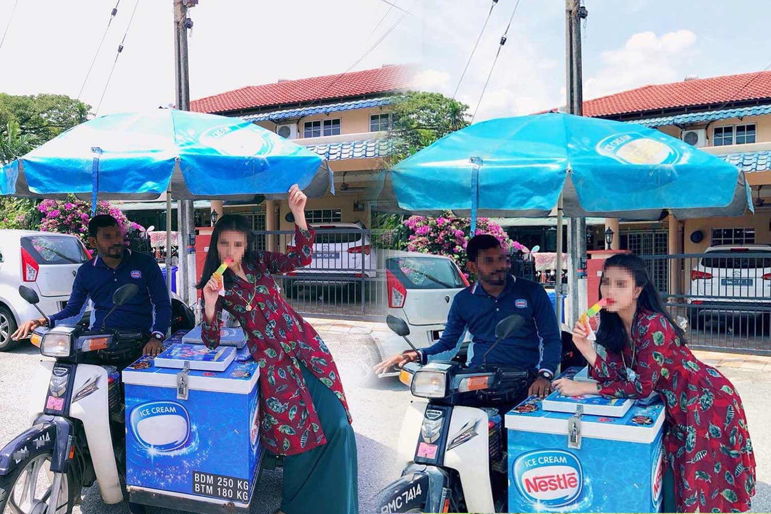Jodoh dengan cikgu taska, ‘tak sia-sia kerap pusing kawasan ini, siap suruh beli aiskrim’ Jodoh dengan cikgu taska, ‘tak sia-sia kerap pusing kawasan ini, siap suruh beli aiskrim’