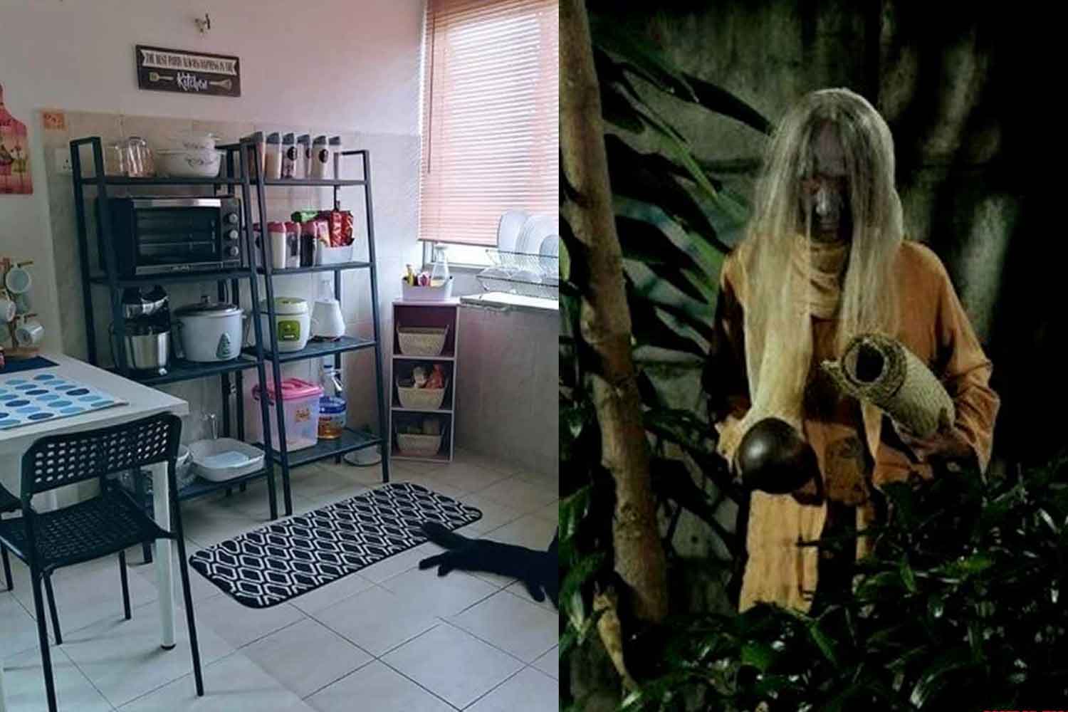 3 bulan lebih tak balik aku pelik rumah tak ada habuk langsung terjumpa rambut uban putih panjang