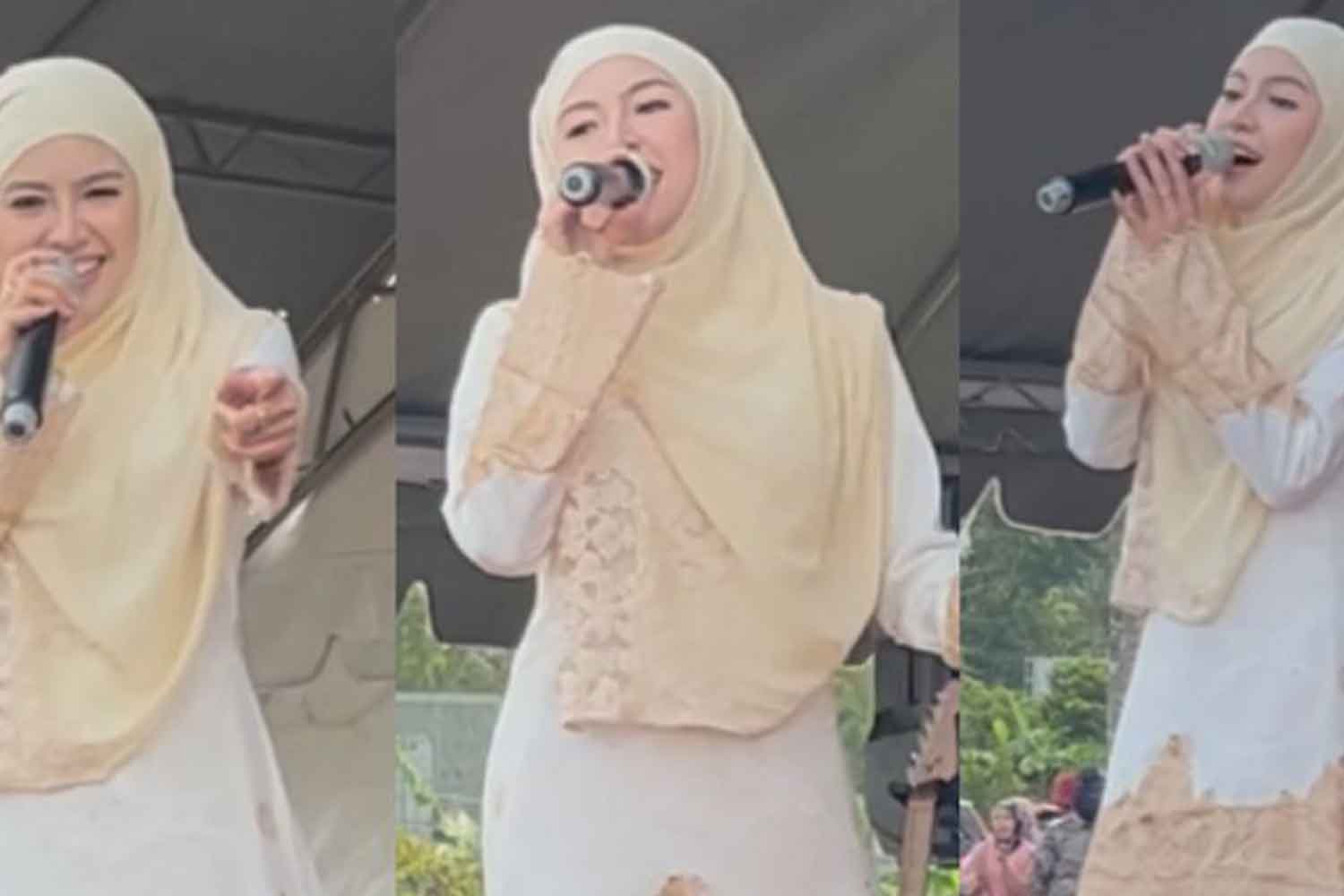 "Datang sini cuci mata ke?" - selamba je Baby Shima sound tuan haji ni