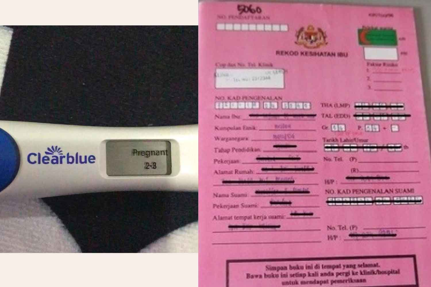 "Kenapa awak buka buku pink lambat? Awak tak tahu ke awak pregnant?", sekali wanita ini buka cerita sebenar pasal suaminya