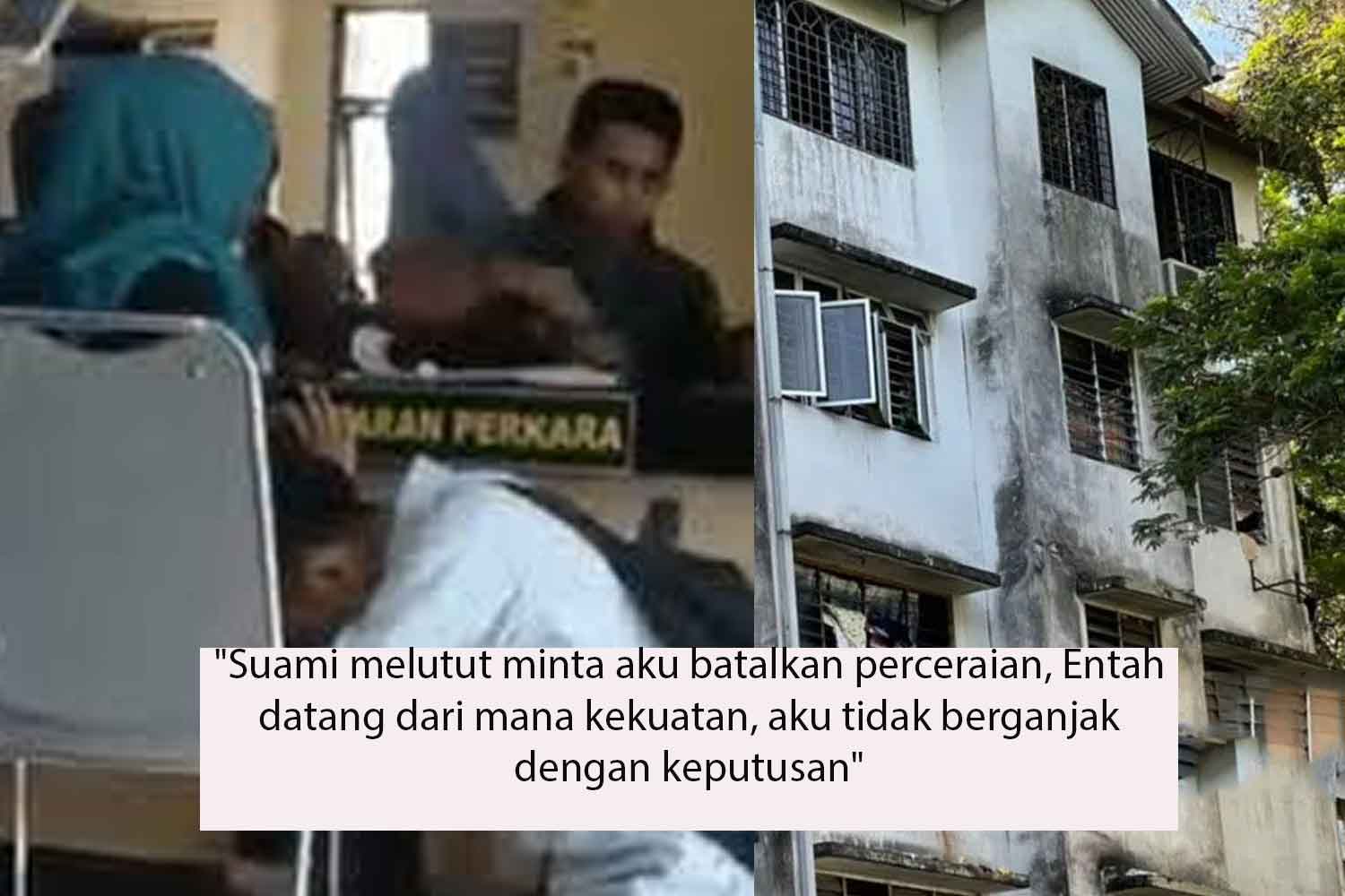 "Suami melutut minta aku batalkan perceraian, Entah datang dari mana kekuatan, aku tidak berganjak dengan keputusan"