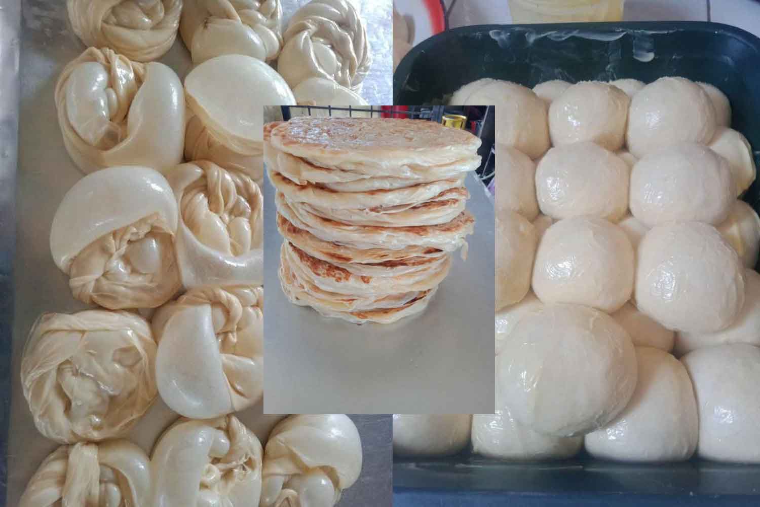 Laa senang je rupanya buat roti canai dekat rumah pun boleh buat, ini caranya