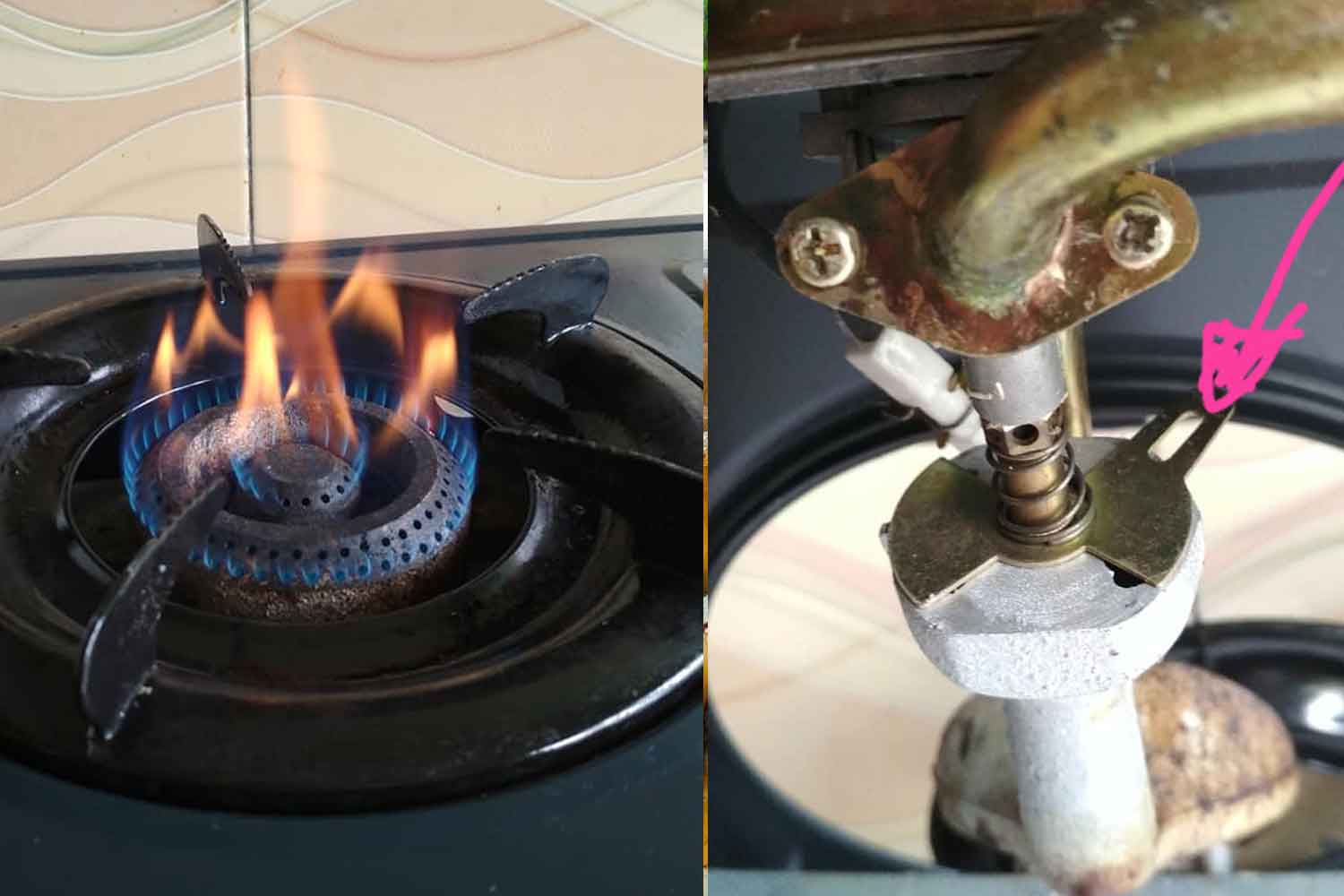 Rupanya api warna oren di dapur gas adalah petanda tidak baik? Ini ceritanya yang korang tak tahu