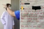 "Sebenarnya aku nak bersetubuh dengan kau. Sekali je, please." Disangka surat murid lelaki rupanya dari murid perempuan