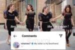 Ruhainies dan Risteena sakan berjalan sekali lain pula yang netizen perasan