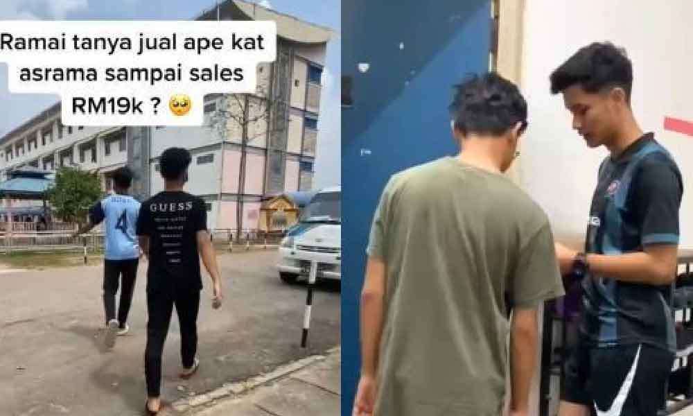 Tak habis sekolah lagi, pelajar jana RM19,000 dalam masa 5 hari di asrama