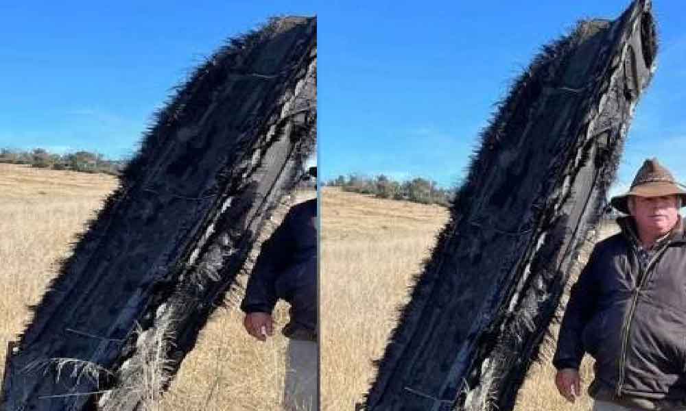 Bongkah besi berat 40kg jatuh dari langit, petani terkejut bila tahu nilai sebenar