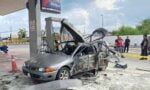 Masa isi petrol, ini rupanya punca kereta terbakar, mujur pemandu selamat