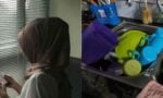 "Bila aku tuntut hak aku, macam-macam alasan dia bagi, padahal kerja kat rumah semua aku siapkan walaupun aku kerja"